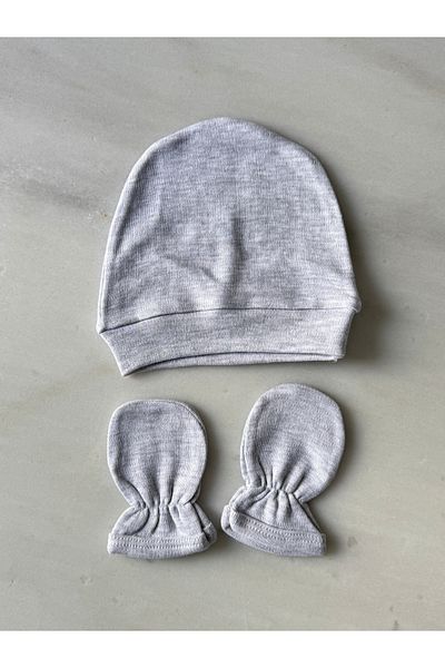 Maison Mila Newborn Cotton Baby Gloves Hat Set