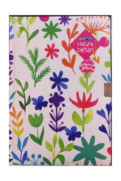 Gıpta Memory Book Unlined 120 Sheets with Lock No.3344