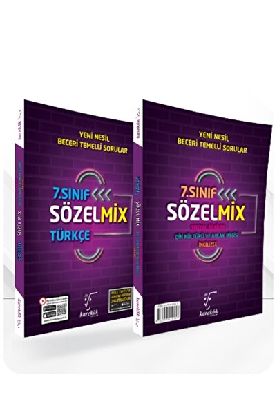 Karekök Yayınları 2024 - 2025 MÜFREDAT YENİ NESİL 7.SINIF SÖZEL MİX (TÜRKÇE-S...