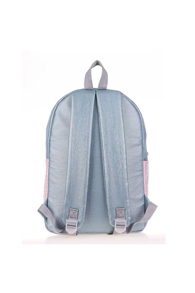 KAUKKO K1575 حقيبة ظهر مذهلة حرف B رمادي