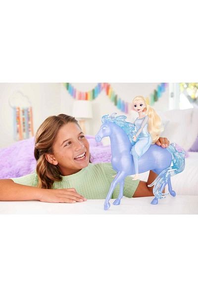 DİSNEY PRİNCESS Frozen Fashion Doll Elsa & Nokk Horse Set HLW58