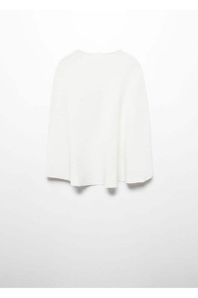 MANGO Kids Cardigan alb pentru copii