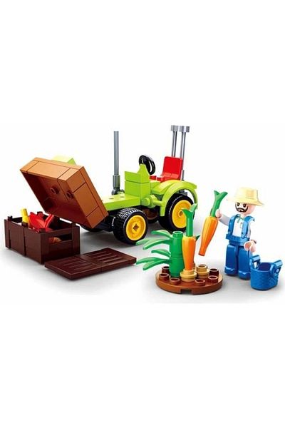 Sluban Town Tractor - 80 Pieces