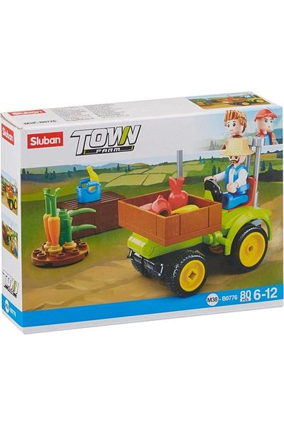 Sluban Town Tractor - 80 Pieces