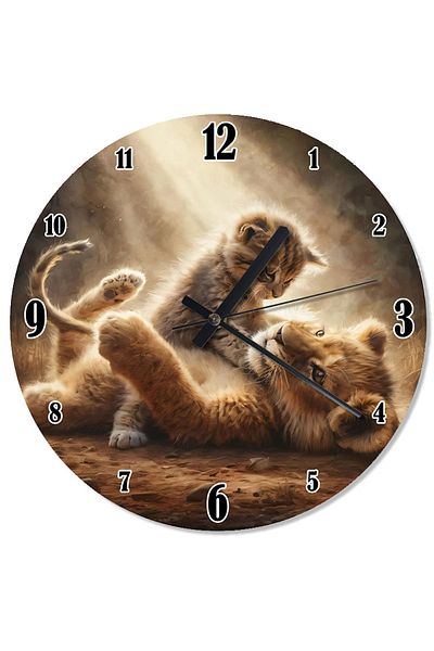 karizmart Kitten Design Wall Clock