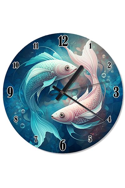 karizmart Pisces Custom Design Wall Clock