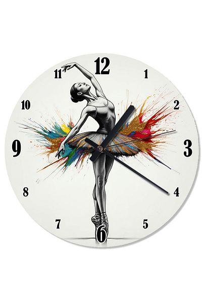 ekart Dancing Woman Design Wall Clock