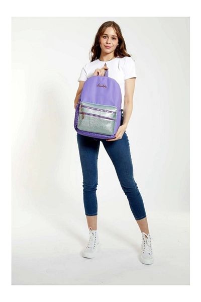 KAUKKO Magic Dreams Backpack Patent Leather Lilac K1545