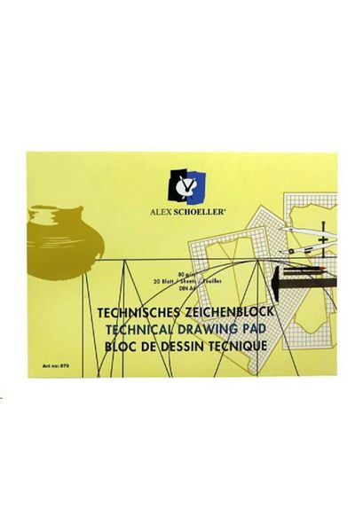 Alex Technical A4 20 Ypr Side Memo Pad 80gr Alx-079