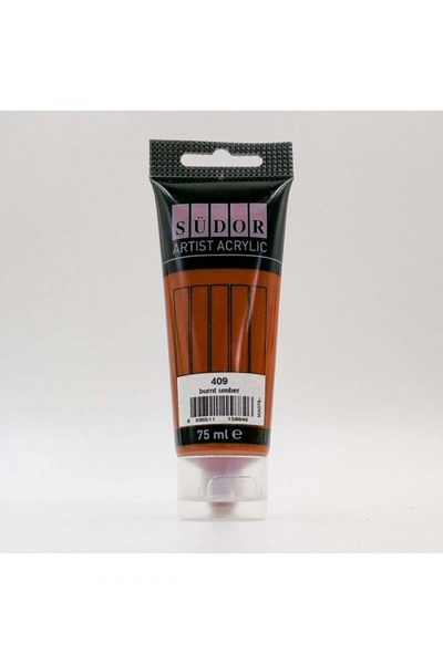 Südor Akrilik Tüp Boya 75 ml  N:409 Yanık Amber