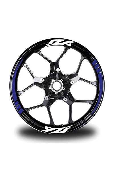 Bilge Sea Yzf Written Blue Team Wheel Sticker Model Compatible