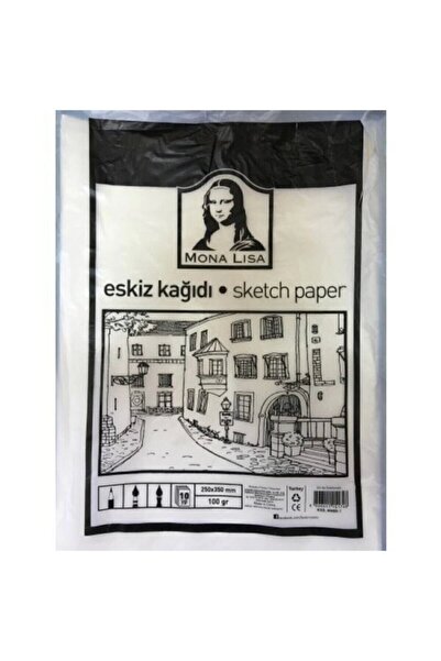 Südor 25x35 cm 10 Yaprak Mona Lisa Eskiz Kağıdı
