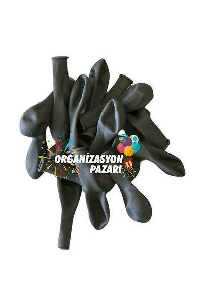 Organizasyon Pazarı 5 Inch Pastel Gray Color Small Size 10-Piece Decoration Balloon
