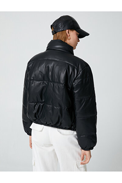 Koton Černý dámský kabát 4WAK20053EW