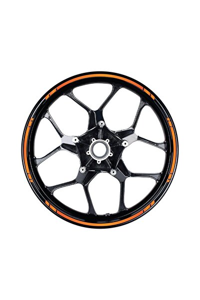 Generic Brand Unwritten Long Short Cut Single Color 16 Piece Wheel Sticker Model