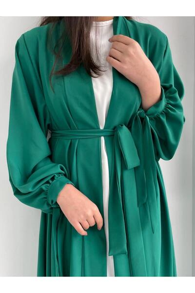 MELEK ARAZ Green Hanzade Abaya