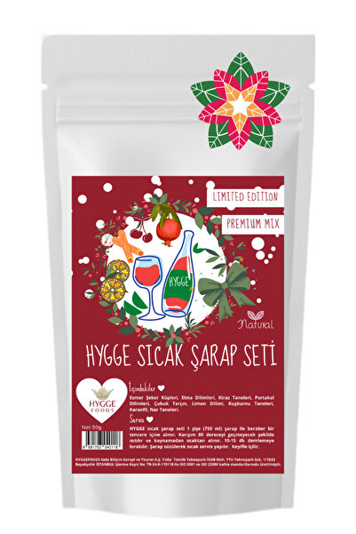 Hyggefoods Hygge Premium Set - Süper 3lü- Yeni Nesil Ikonik Kolonya - Sıcak Şarap Mulled Wine - Sıcak Çikolata