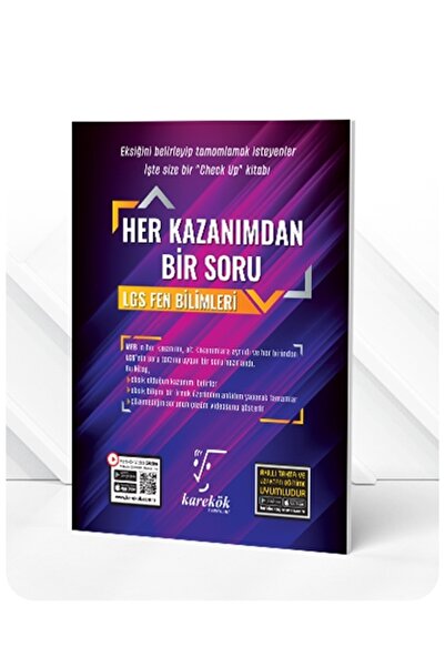 Karekök Yayınları 2024 - 2025 MÜFREDAT YENİ NESİL 8.SINIF HER KAZANIMDA BİR S...
