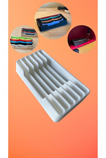 Bonolupo مجموعة من 6 منظمات لحزام الساعة باللونين الأبيض والرمادي والأسود - م...