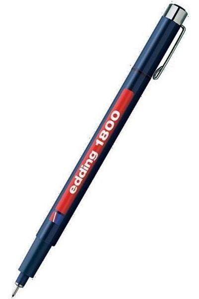 Edding 1880 Black Color 0.5 Mm Technical Drawing Pen