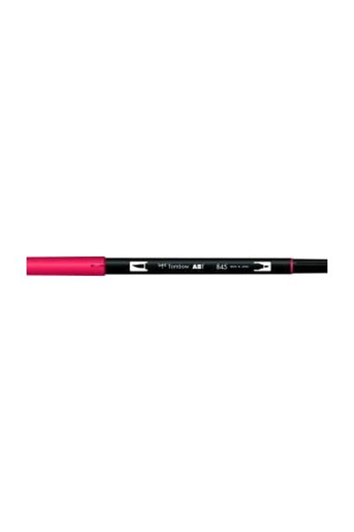 Tombow Carmine 845 Dual Brush Graphic Pen - Ab-T