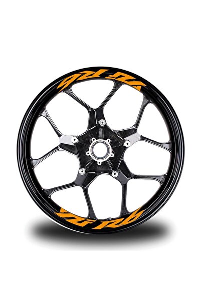 Generic Brand Yzf R6 Written 8 Piece Rim Lettering Sticker