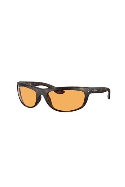 Ray-Ban Ray Ban Man Rectangle Balorama Sunglasses- Rb 4089 - Lense Size:62mm - Matte Havana