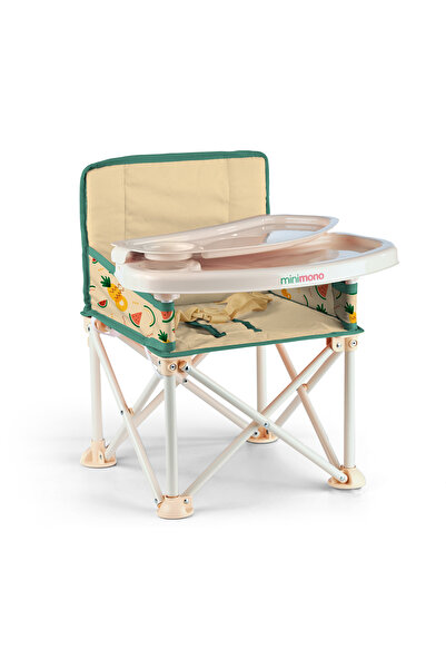 Minimono Plus 0-4 Yaş Portatif Katlanır Yükseltici Mama Sandalyesi Bebek Çocuk Kamp Sandalyesi