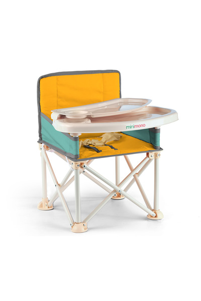 Minimono Plus 0-4 Yaş Portatif Katlanır Yükseltici Mama Sandalyesi Bebek Çocuk Kamp Sandalyesi