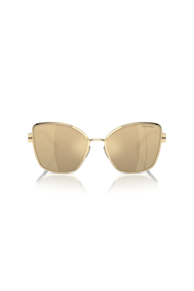 Tiffany Woman Butterfly Sunglasses- Tf 3102b - Lense Size:58mm - Pale Gold