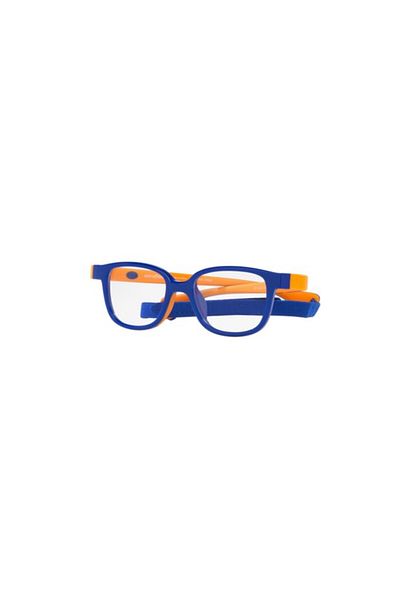 MIRAFLEX Unisex Square Eyeglasses- Mf 4005 - Lense Size:42mm - Blue & Orange
