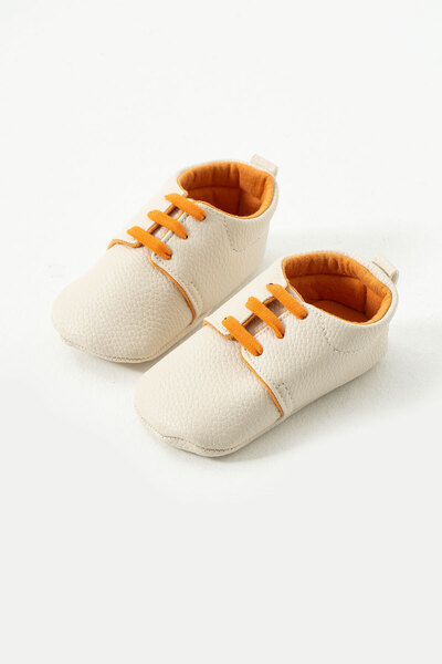 yummy kids Kaydırmaz Taban Pamuk Astar  İlk Adım Lastik Bağcıklı Yürüme Önces...