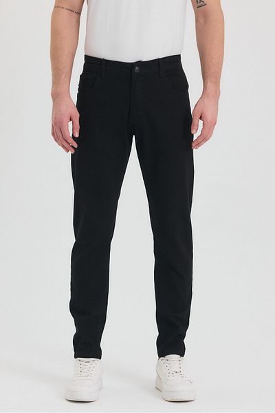 TheSeason Men's Black Slim Fit Jeans Jeans