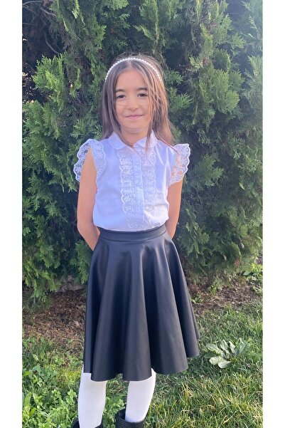 ELALEL TASARIM Fustă de fetiță cu talie elastică