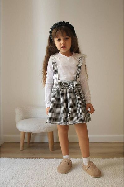 JELİBOOM Girl's 2-Piece Salopet Suit