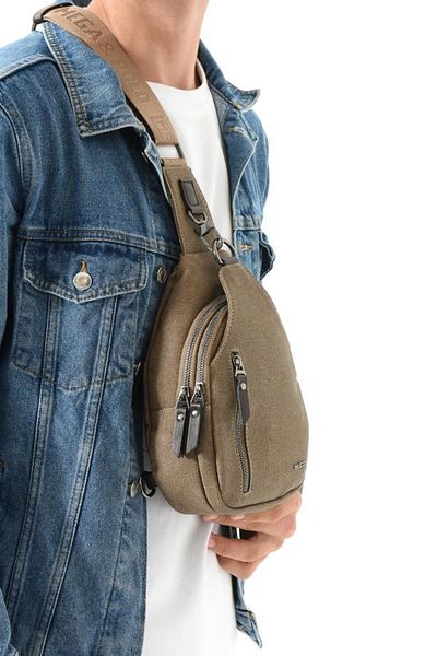 Baginn Ανδρική τσάντα Bady Τσάντα στήθους Καμβά υφασμάτινο σακίδιο πλάτης 27*17 cm καθημερινή τσάντα ώμου