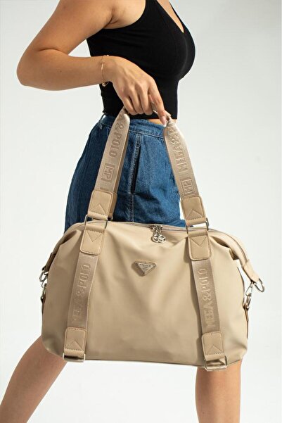 Baginn 40*35 см Велика сумка через плече з атласної тканини - Сумка для покупок з хрестоподібними ременями