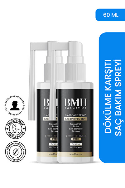 BMH Cosmetics Dökülme karşıtı Saç Bakım Spreyi 60x2 Ml ( Procapil %3 + Biotin + Saw palmetto + Ginseng )