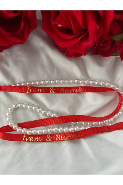 Defne Hediyelik Engagement Ribbon with Spilled Pearls
