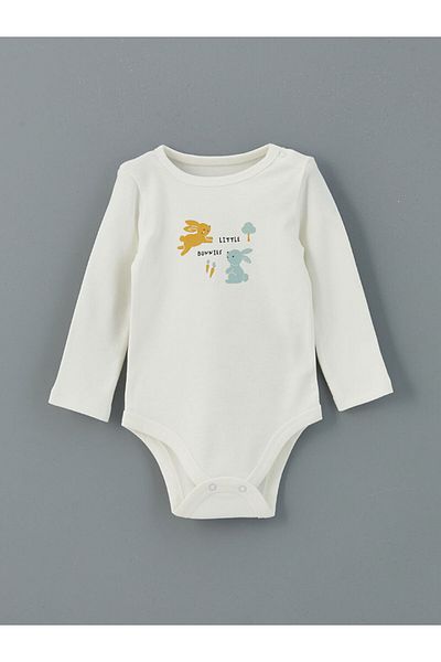 LC Waikiki Crew Neck Printed Baby Boy Hospital Set