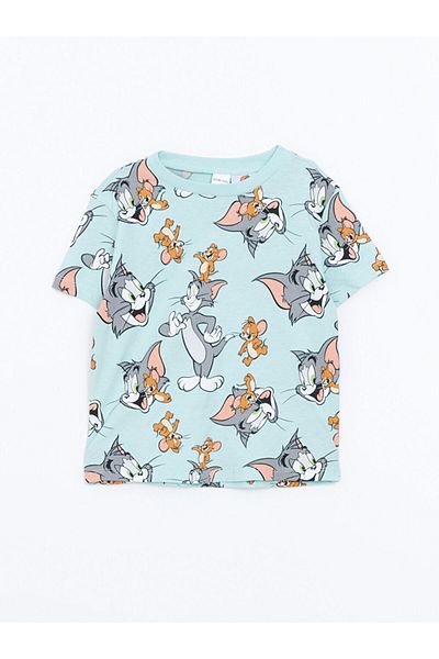 LC Waikiki Tom and Jerry Printed Baby Boy Shorts Pajama Set