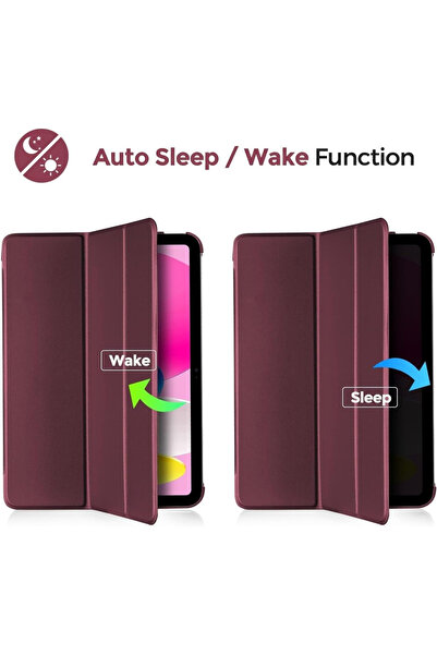 TEKNETSTORE iPad 10Th Generation 10.9Inch / 11Th Generation A16 11Inch Tablet Compatible Case Front Back Full Protection Stand Folding