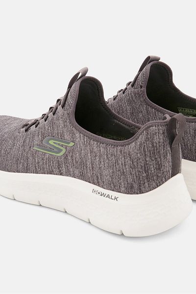SKECHERS Men Slip On Go Walk Flex Sports Shoes, Grey