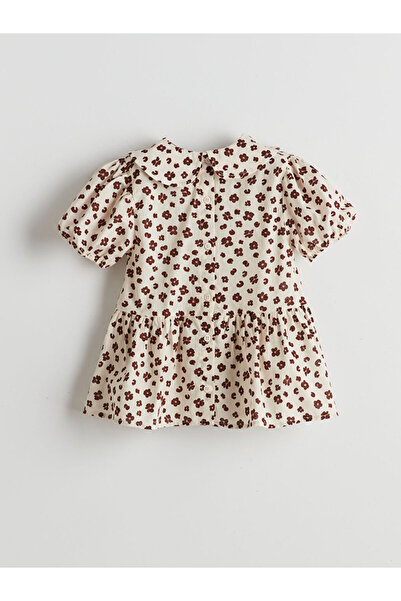 LC Waikiki Cămașă pentru fetiță cu guler floral pentru copii LCW