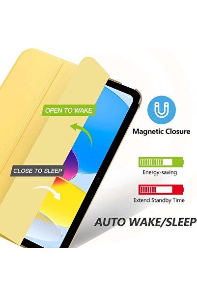 TEKNETSTORE iPad 10Th Generation 10.9Inch / 11Th Generation A16 11Inch Tablet Compatible Case Front Back Full Protection Stand Folding