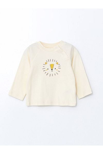 LC Waikiki Organic Fabric Baby Girl Sweatshirt and Sweatpants Set of 2