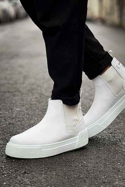 Chekich Ανδρικές μπότες Harmany - Kömen Ch069 Crt White