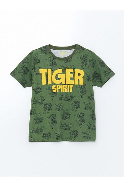 LC Waikiki LCW Kids Crew Neck εμπριμέ για αγόρια πιτζάμες