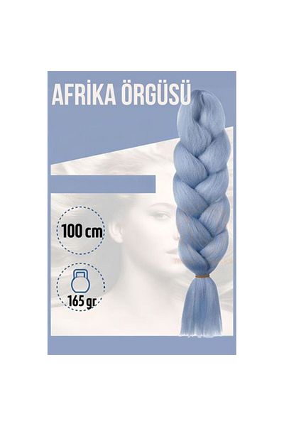 ModaCar African Braiding Rasta 100 cm 165 Gr 1089 Light Blue Hvt ®