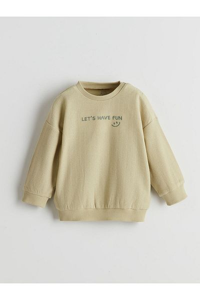 LC Waikiki Crew Neck Baby Boy Sweatshirt and Tracksuit Bottom 2-pack